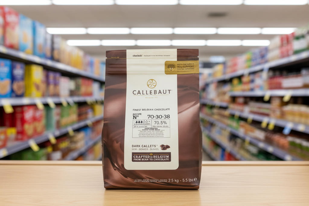 Callebaut Finest Belgian Chocolate 70% Extra Bitter Callets 2.5Kg