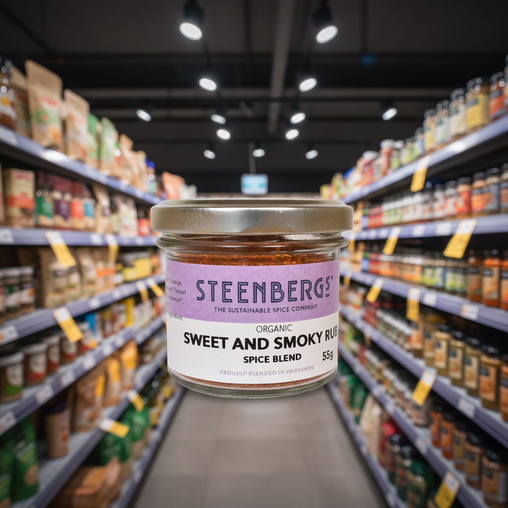 Steenbergs Organic Sweet & Smokey Rub - 55g