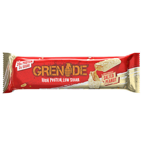 12 x Grenade White Chocolate Salted Peanut Flavour 60G
