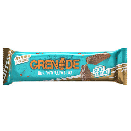 12 x Grenade Chocolate Chip Salted Caramel Flavour 60G