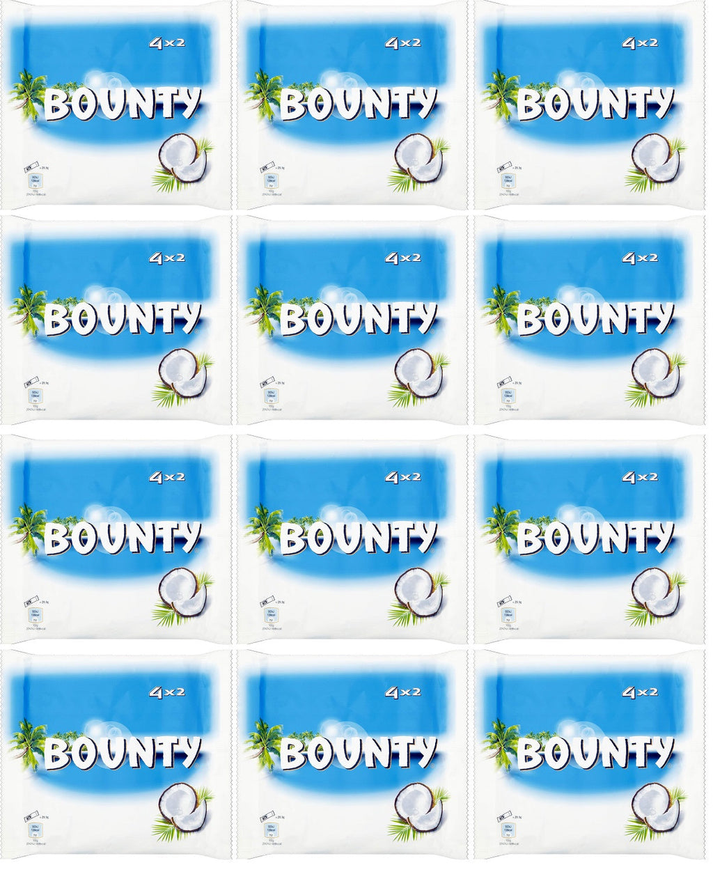 12 x Bounty 4 X 2 X 28.5G