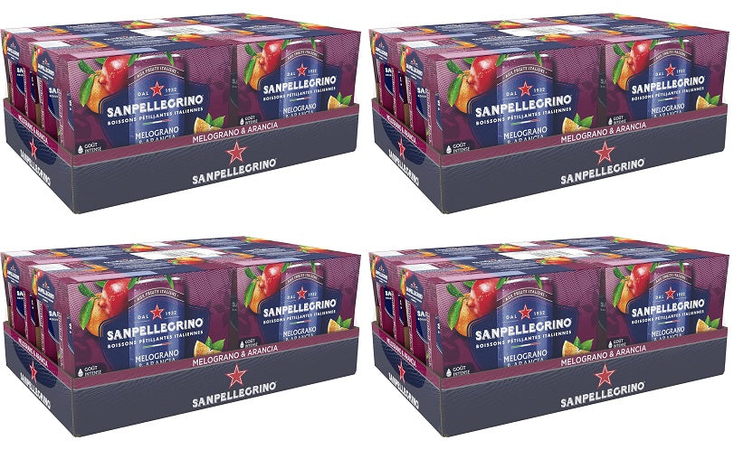 4 x San Pellegrino Pomegranate & Orange 6X330Ml