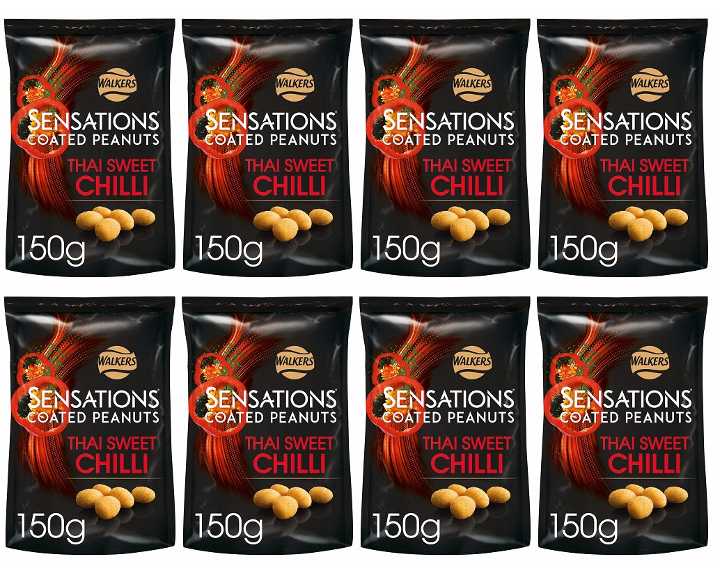 8 x Sensations Peanuts Thai Sweet Chilli - 150GM
