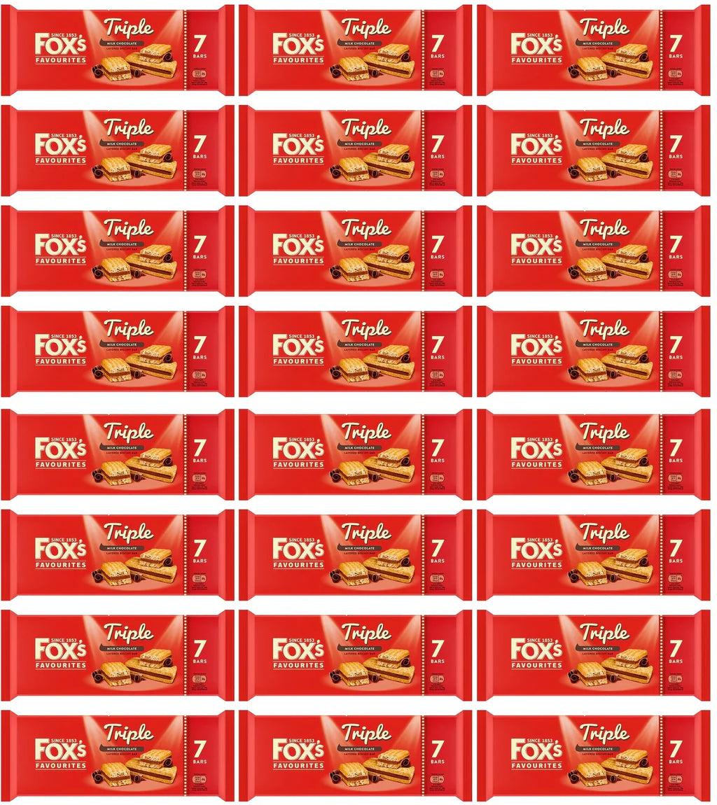 24 x Foxs Triple 7-pack - 7PK