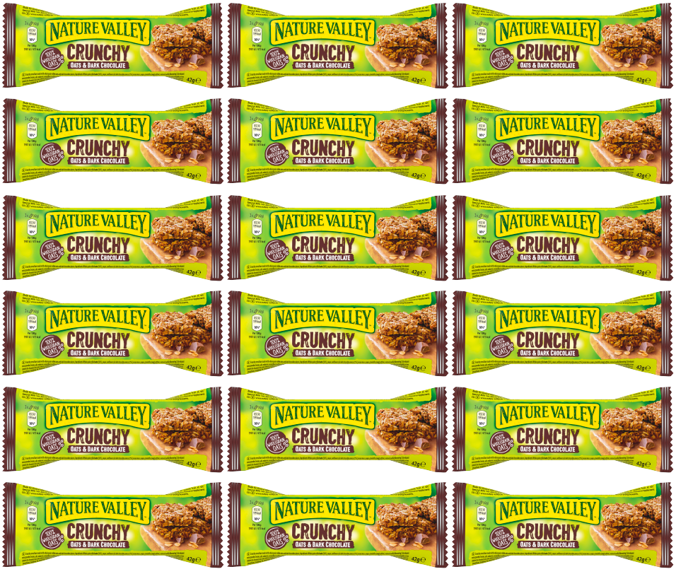 18 x Nature Valley Bar Oats & Chocolate 42Gm