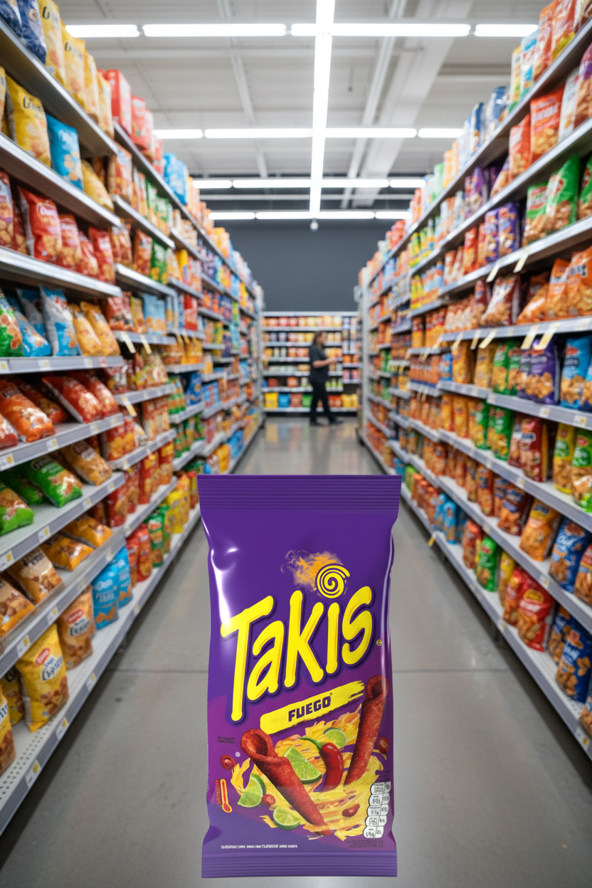 Takis Fuego Chilli & Lime Snack - 100GM