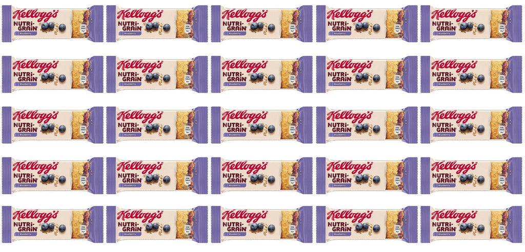 25 x Kellogg's Nutri-grain Blueberry Bars - 37G