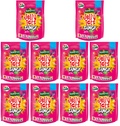 10 x Rowntrees Jelly Tots Tangy Pouch  - 130GM