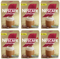 6 x Nescafe Cappuccino Frothy Coffee Sachets   - 108