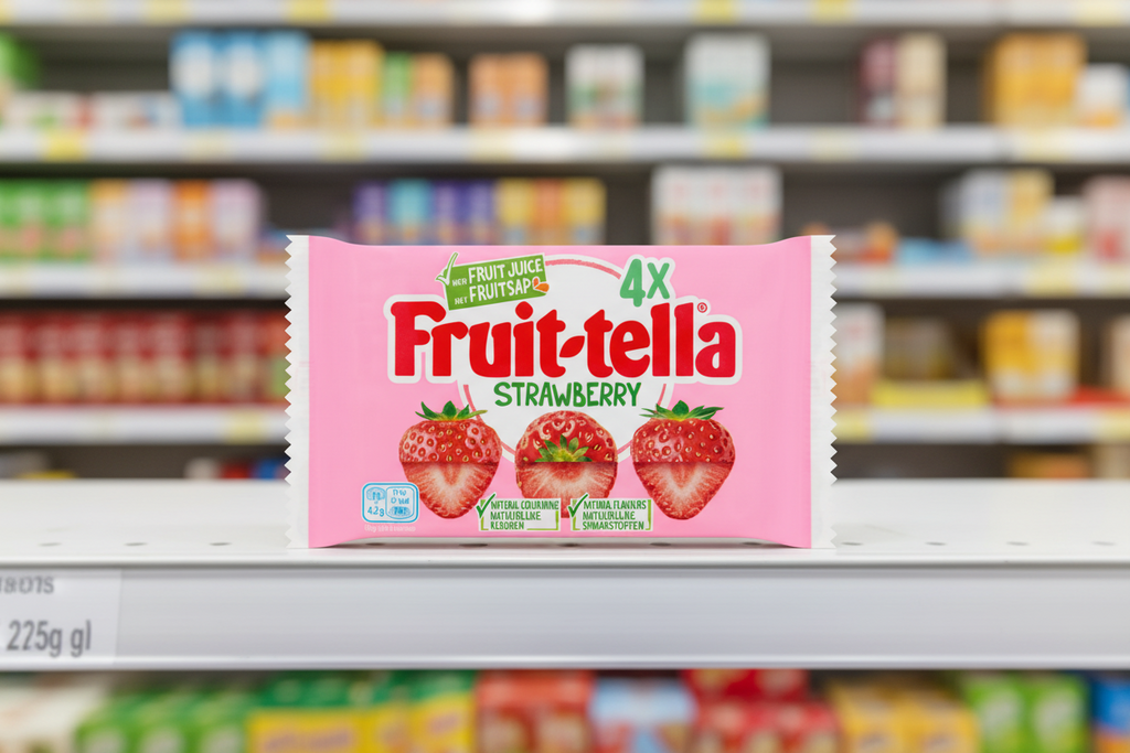 18 x Fruitella Strawberry 4 Pk 164Gm