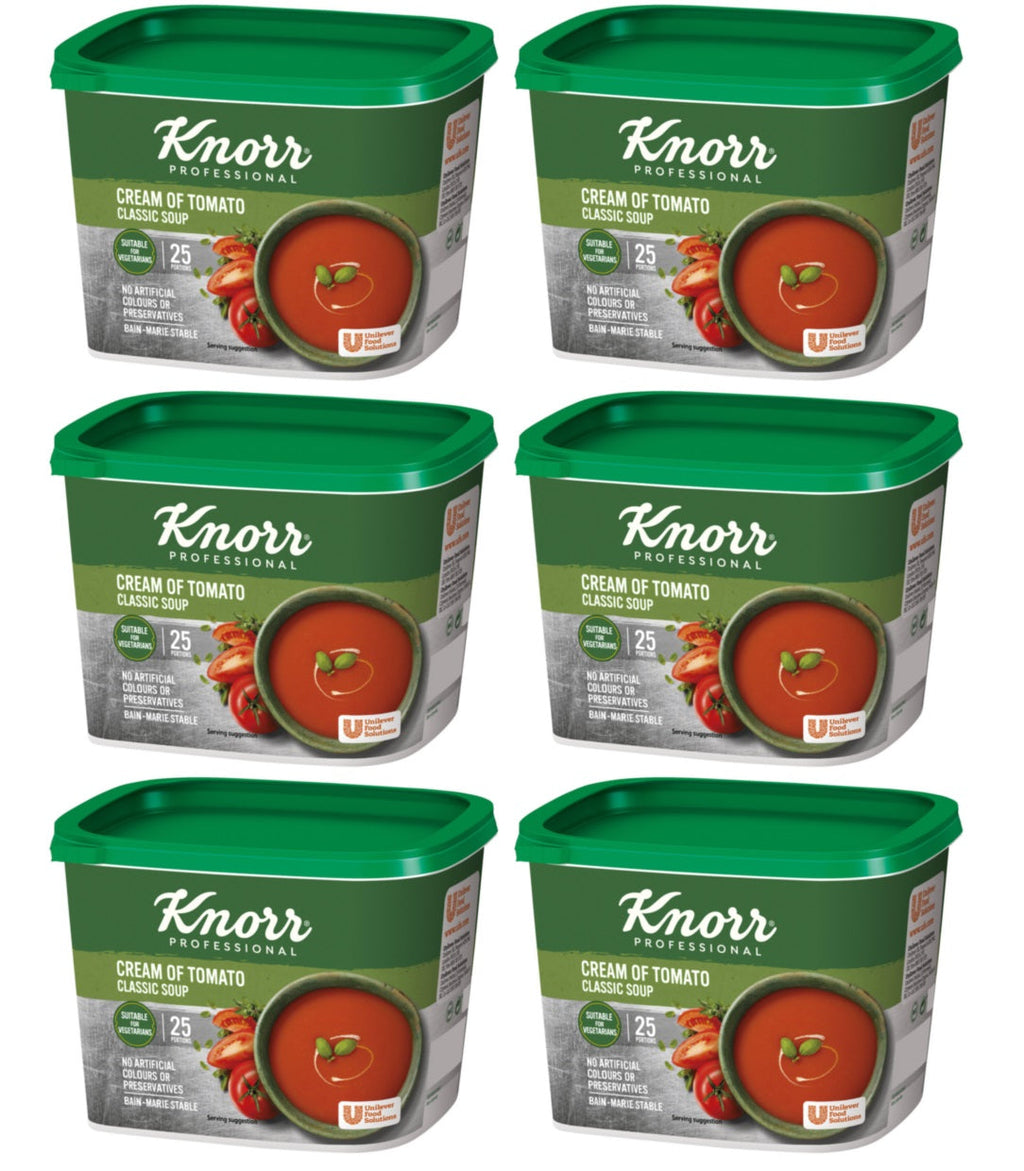 6 x Knorr Professional Classic Cream Of Tomato Soup 4.5L
