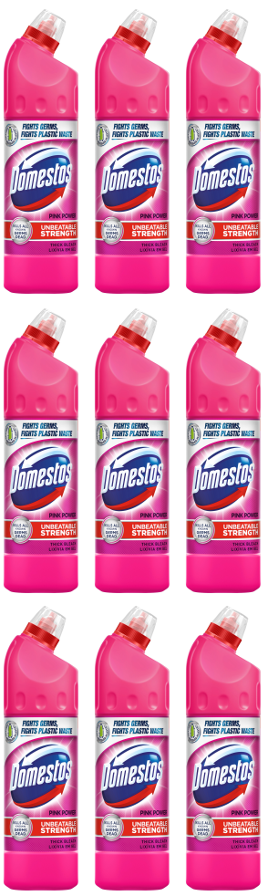 9 x Domestos Pink 750Ml