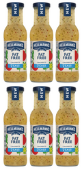 6 X Hellmanns Delistyle Fat Free Vinaigrette 250Ml