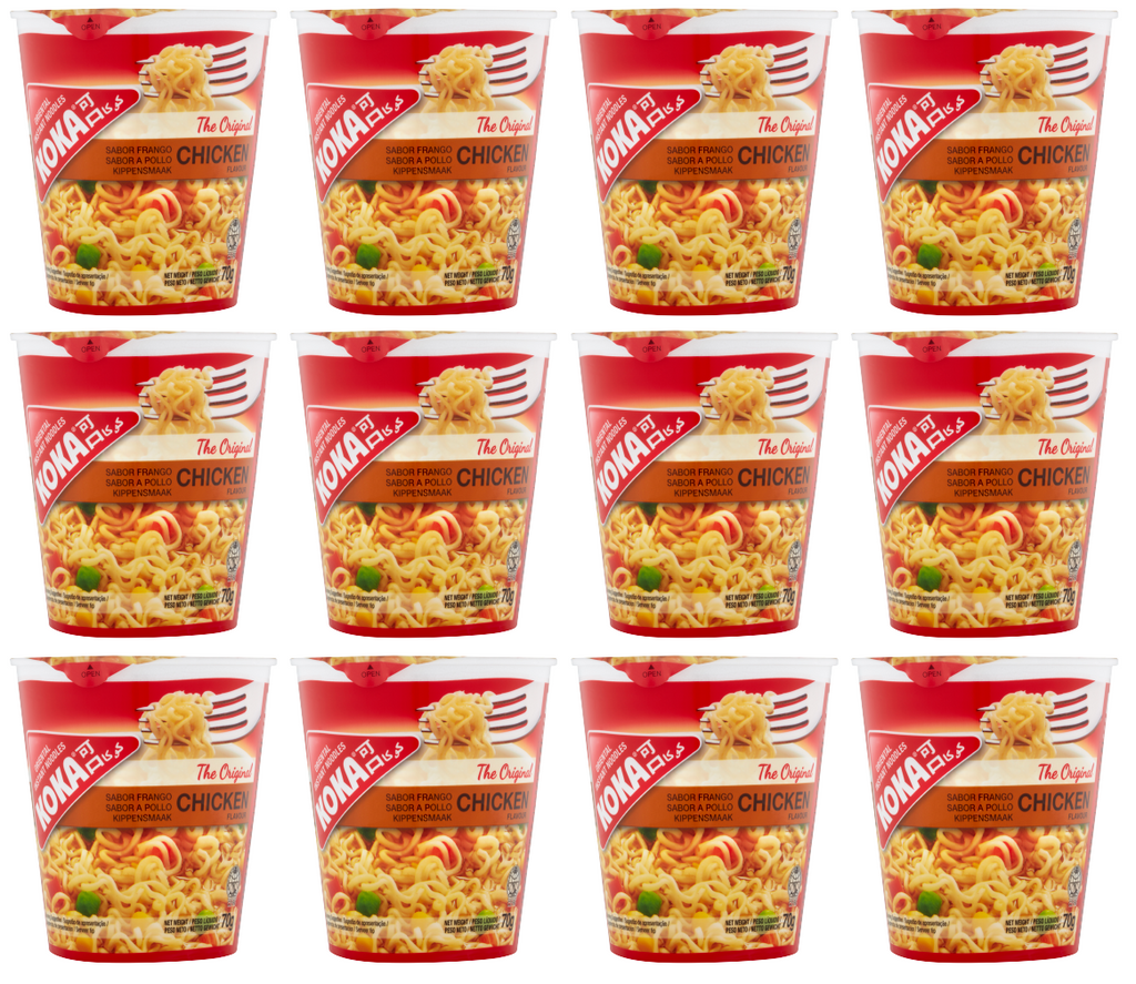 12 x Koka Pot Noodles Chicken 70G