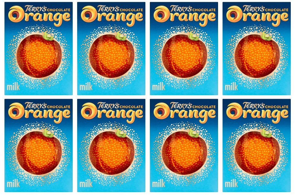 8 x Terrys Milk Chocolate Orange Ball 145g