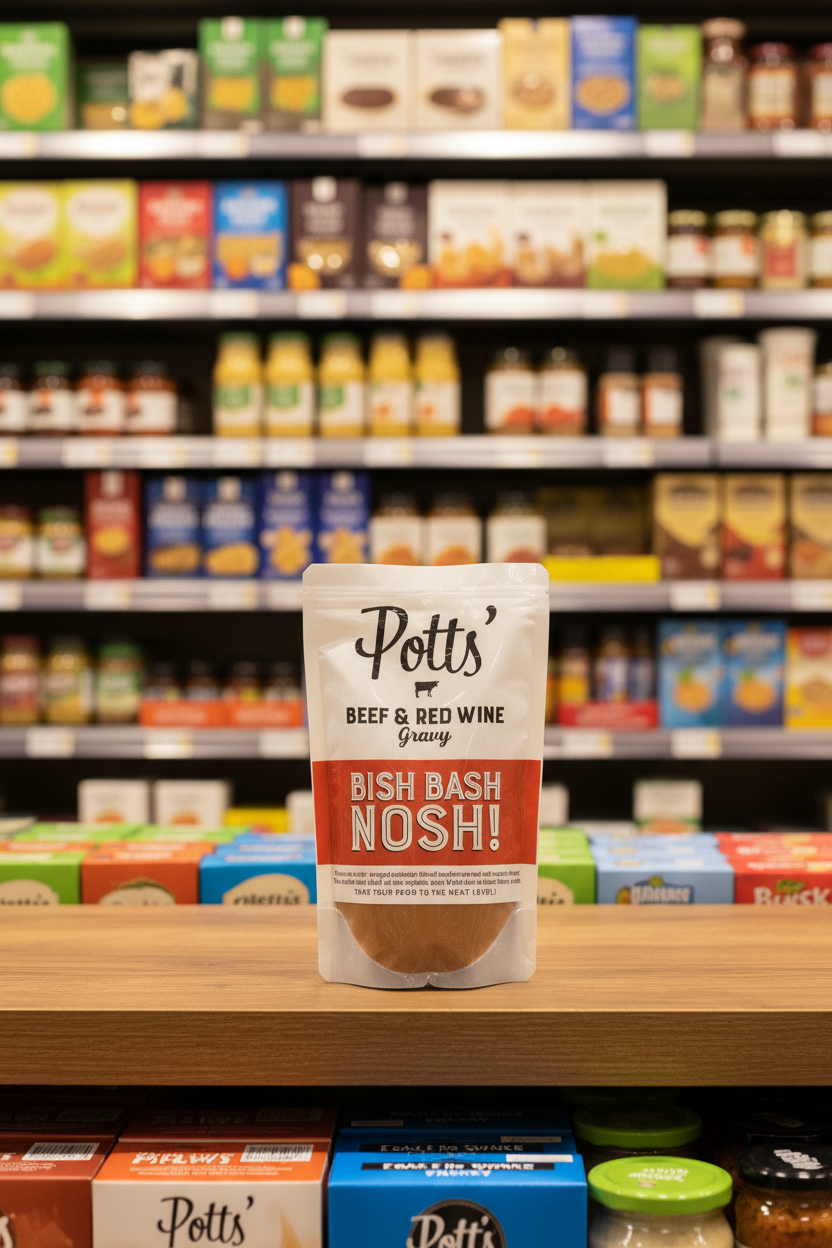 Potts Beef & Red Wine Gravy - 350g