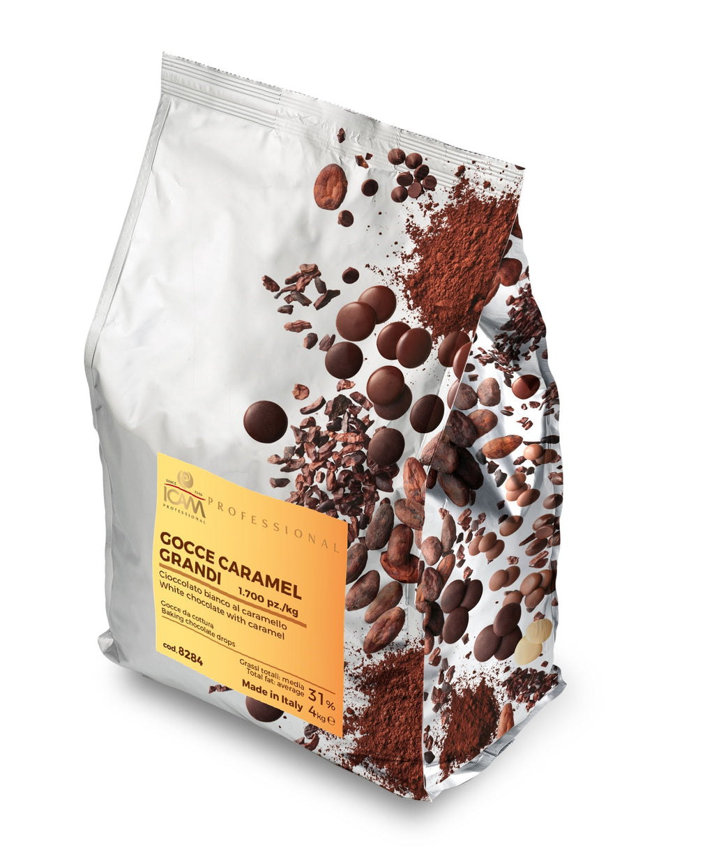 3 x Icam Professional White Caramel Chocolate 4Kg