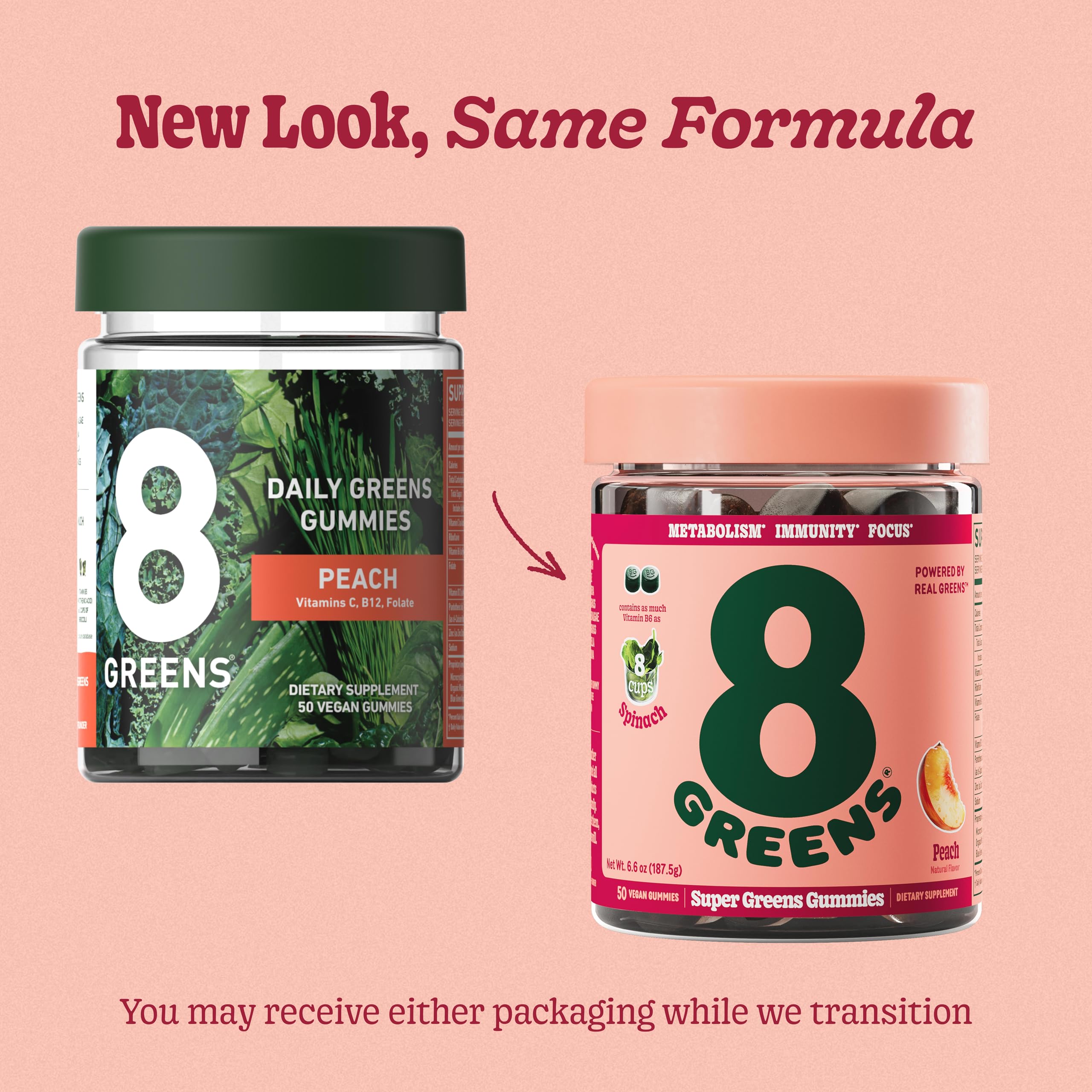 8Greens Supergreens Gummies – Organic Super Greens for Metabolism, Immunity & Focus