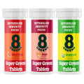 8Greens Supergreens Tablets | Daily Effervescent Greens for Immunity, Focus & Metabolism | Organic Aloe Vera, Spirulina, Chlorella | 30 Servings