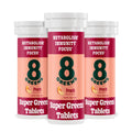 8Greens Supergreens Tablets – Organic Peach Flavor, 30 Servings