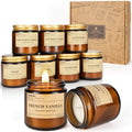 9 Pack Soy Candles – Vanilla, Lavender & Sage | 270 Hours Long-Lasting