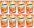 8 x Dreamies Cat Treat Biscuits With Chicken 60G