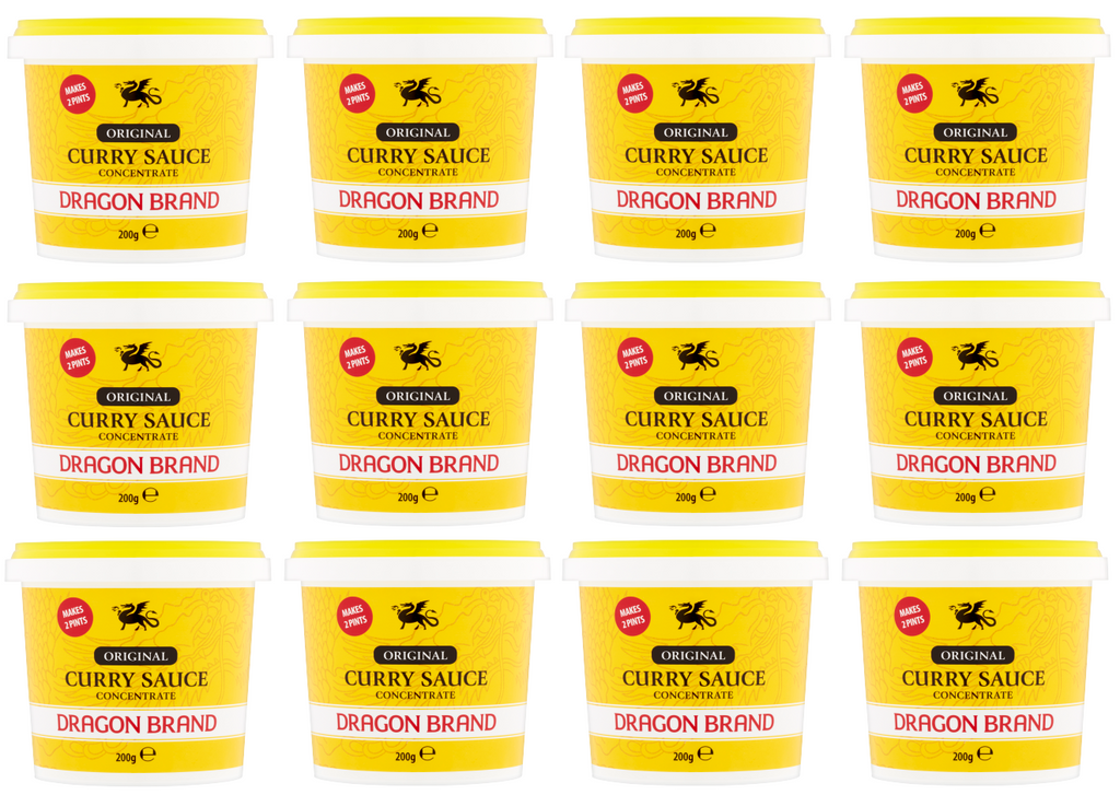 12 x Dragon Brand Original Curry Sauce Concentrate 200Gm