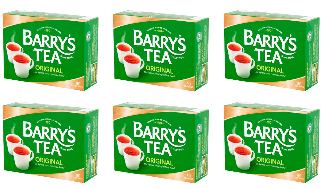 6 x Barrys Original Blend Teabags 80s
