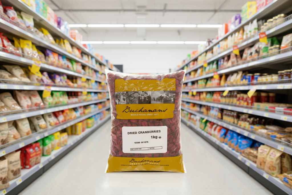 Buchanans Dried Cranberries 1Kg