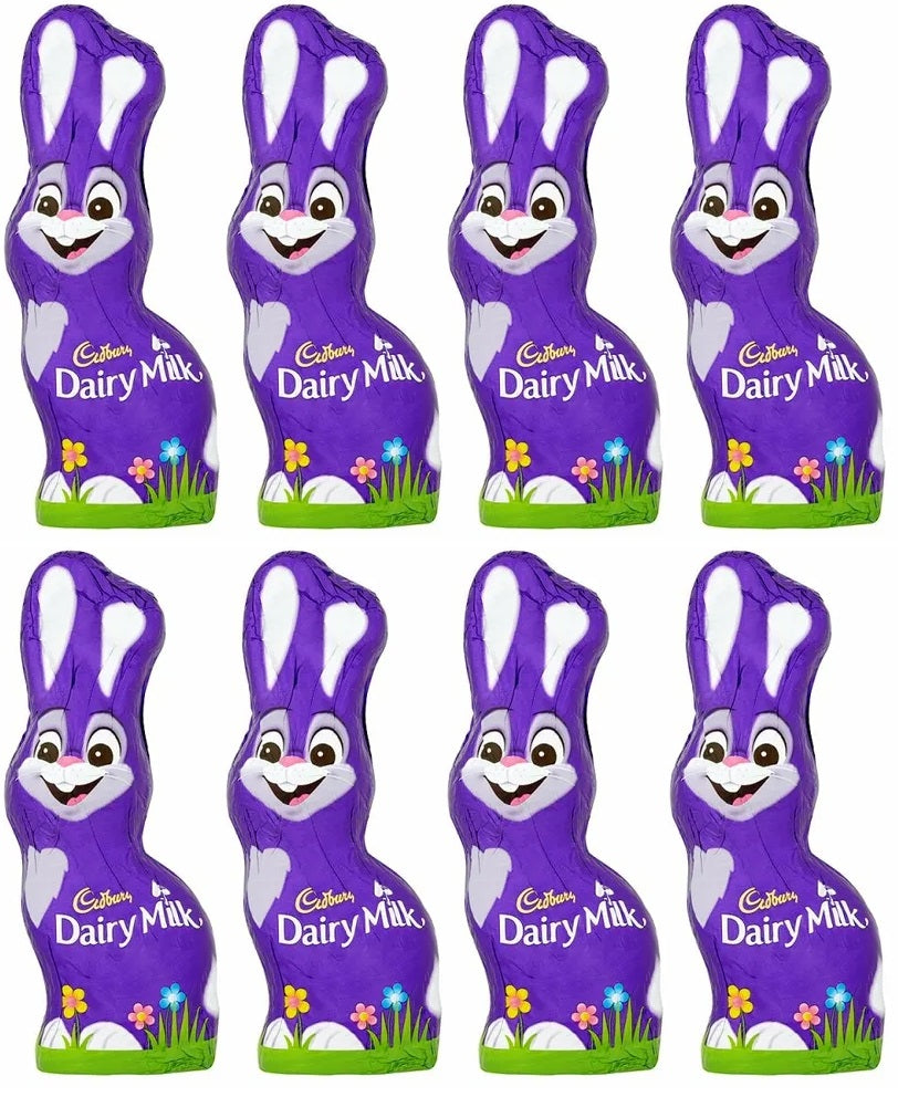 8 x Cadbury Dairy Milk Large Hollow Bunny - 90g