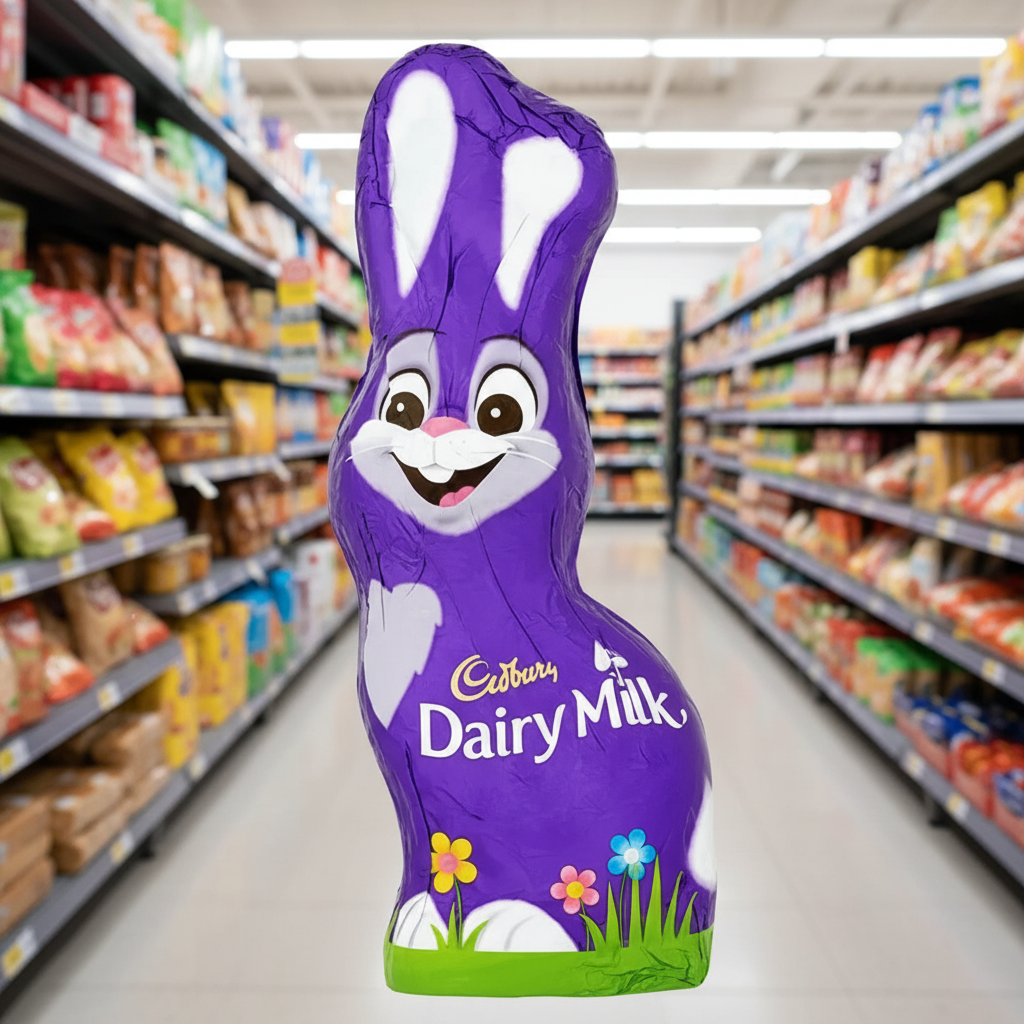 8 x Cadbury Dairy Milk Large Hollow Bunny - 90g