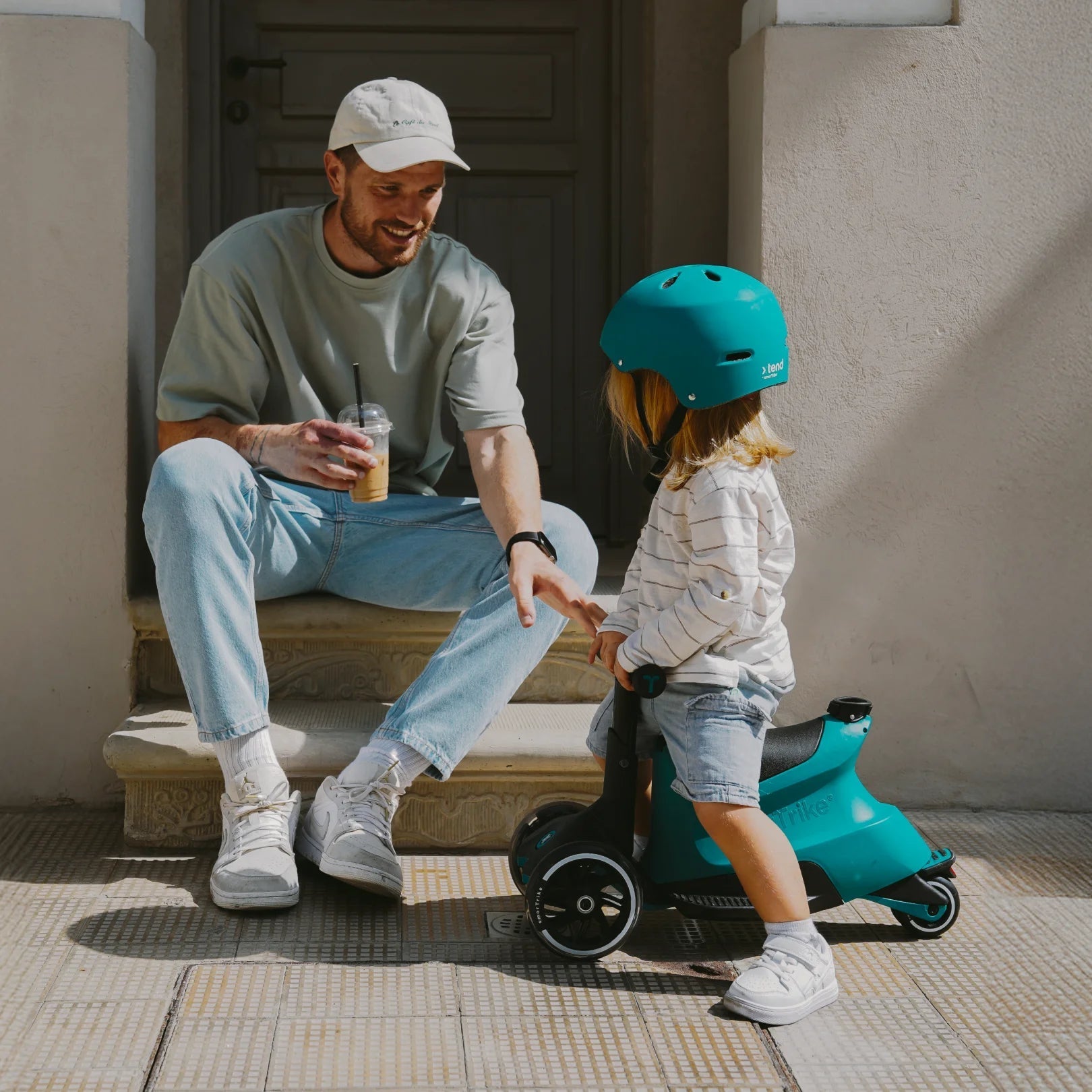 SmarTrike Xtend 4 in 1 Ride on Plus Scooter - Teal
