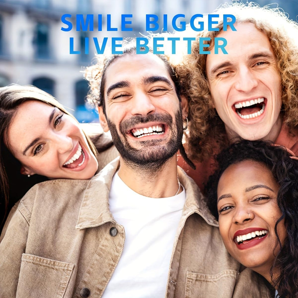 9D Sensitive Teeth Whitening Strips – Enamel-Safe, Fast Stain Removal for Coffee Drinkers & Smokers | 21 Pairs (42 Strips)