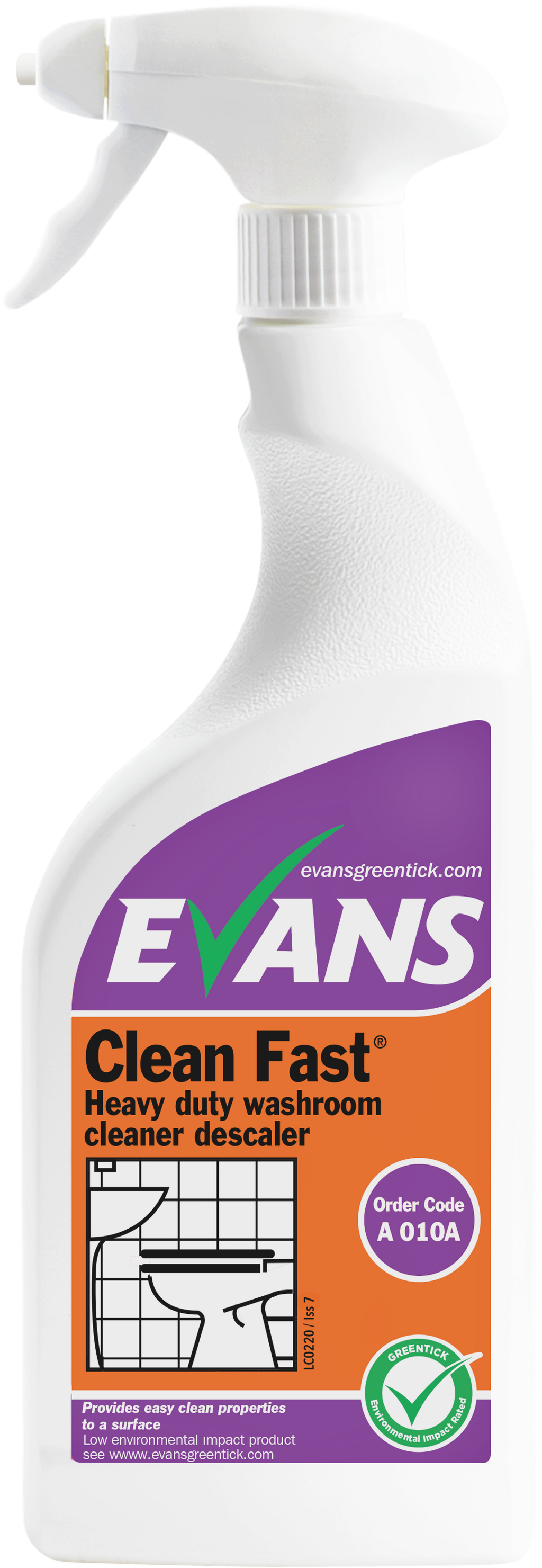 Evans Clean Fast 750ml