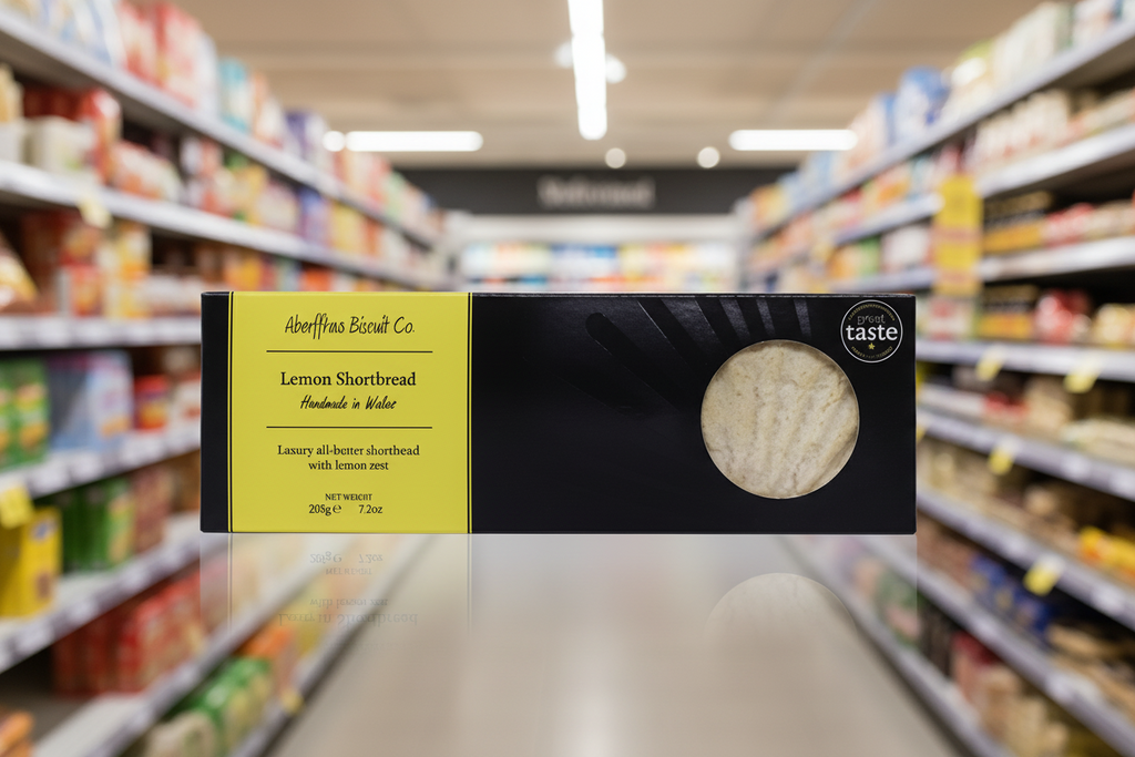 Aberffraw Lemon Biscuits Gift Box - 180g