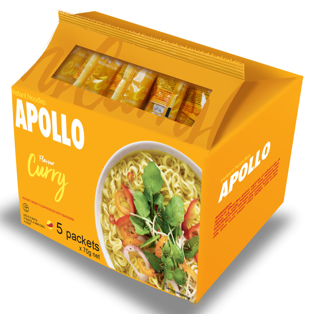 40 x Apollo Packet Noodles Curry (70g)