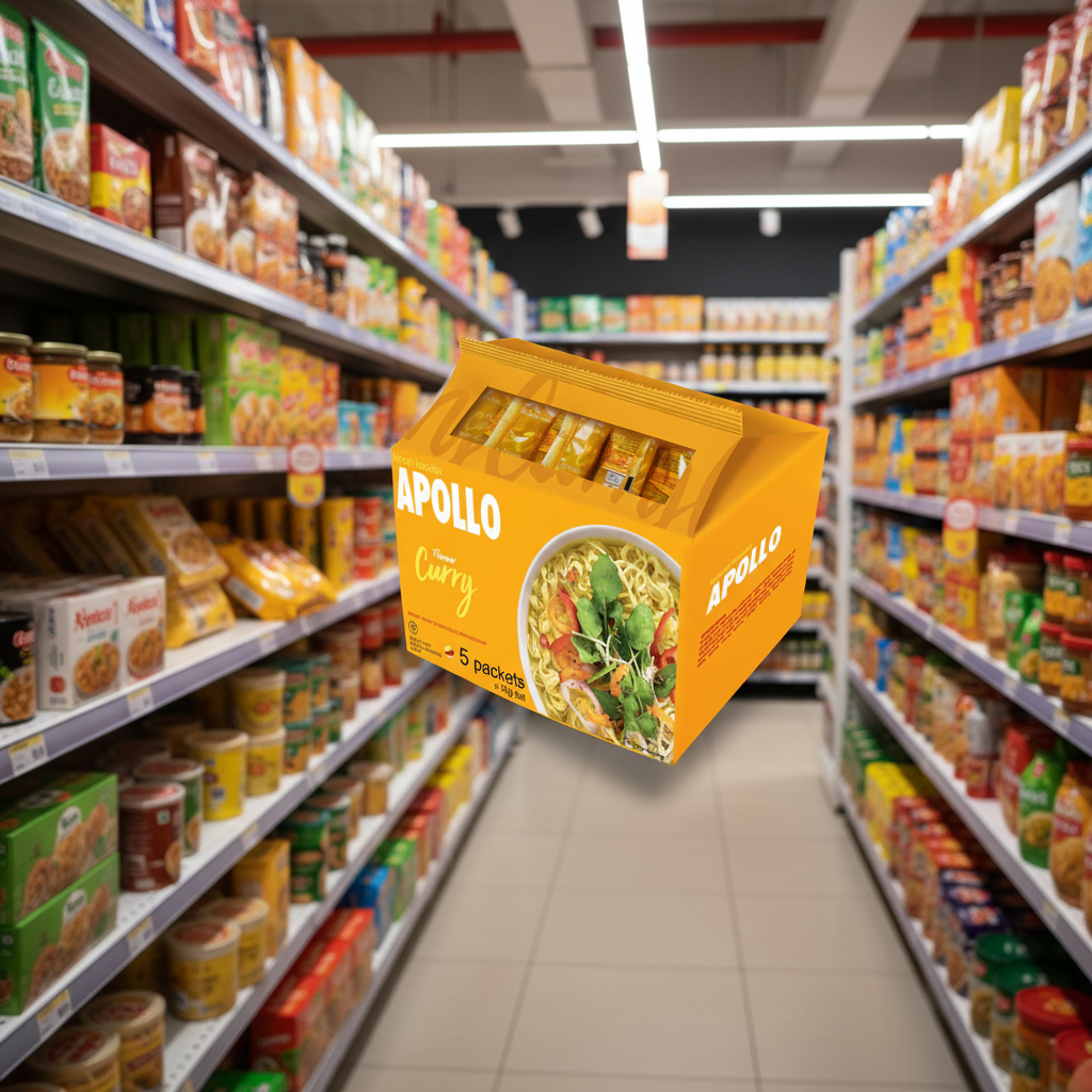 40 x Apollo Packet Noodles Curry (70g)