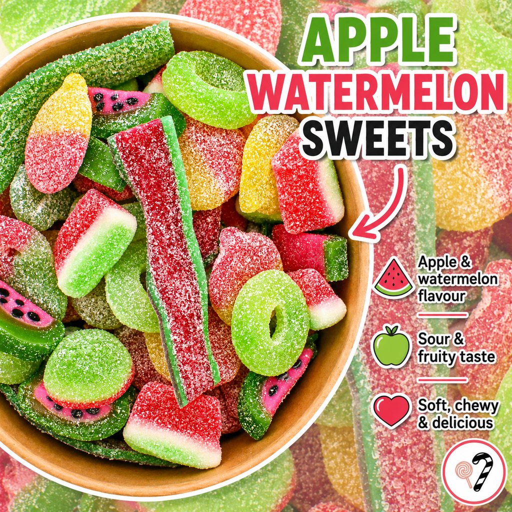 Apple & Watermelon Candy Salad Bowl 700g