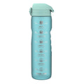Leak Proof 1 Litre Water Bottle with Times to Drink, Recyclon, Sonic Blue, 1L