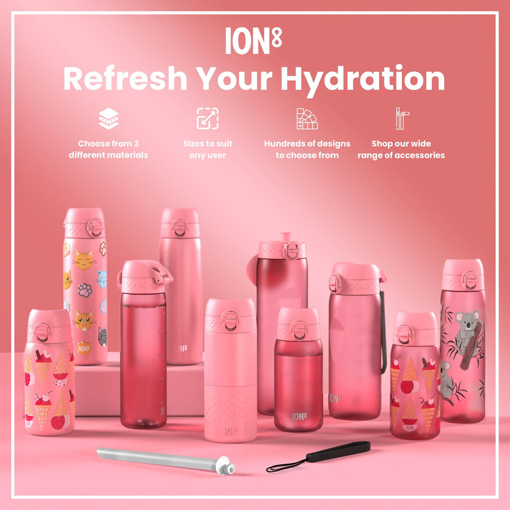 Leak Proof Kids Water Bottle, Recyclon, Ice Creams, 350ml (12oz)