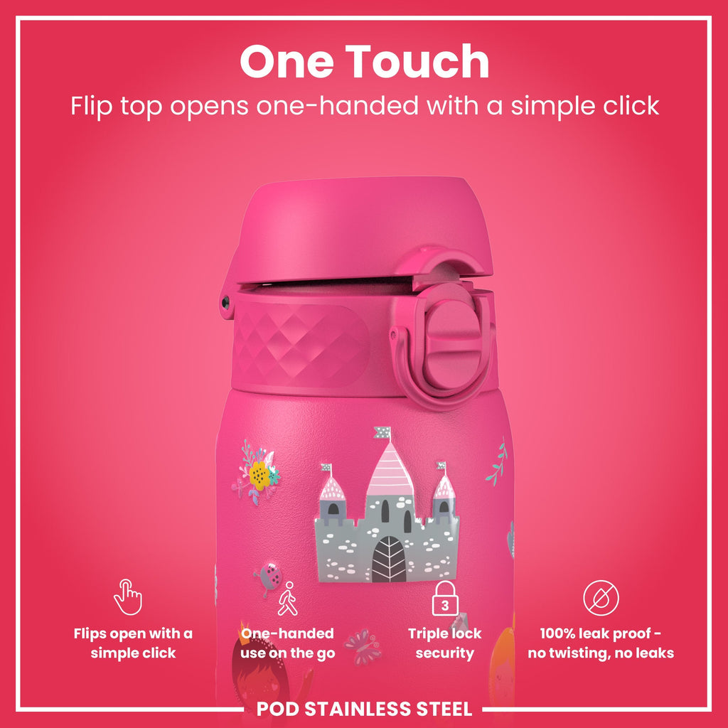 Leak Proof Thermal Steel Water Bottle, Insulated, Princess, 320ml (11oz)