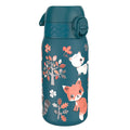 Leak Proof Kids Water Bottle, Stainless Steel, Forest Animals, 400ml (13oz)