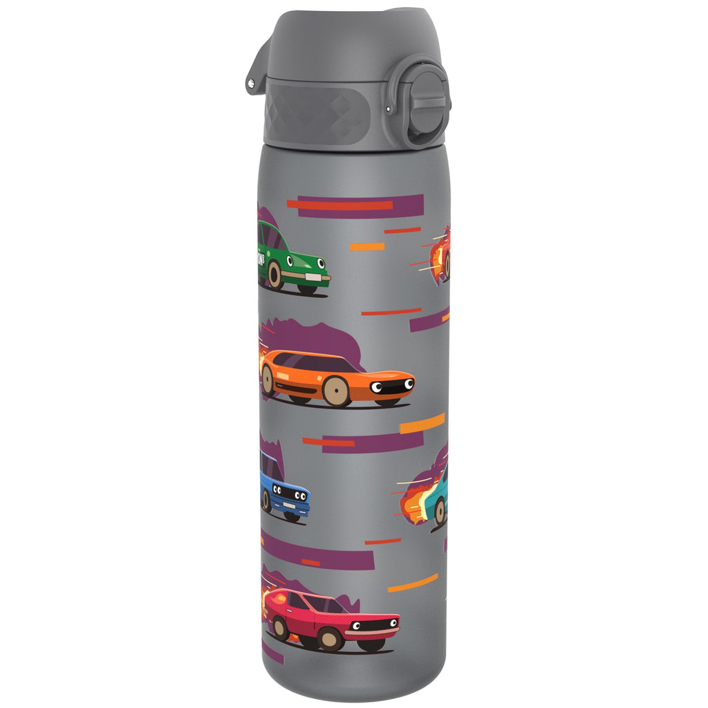 Leak Proof Slim Water Bottle, Recyclon, Sport Cars, 500ml (18oz)