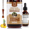BBEEAAUU Cortisol Supplements for Women & Men | 200mg Ashwagandha, L-Theanine & Phosphatidylserine | Pineapple 60ml
