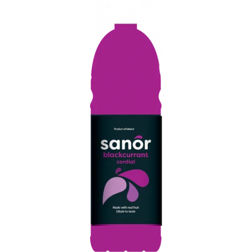 12 x Sanor Blackcurrant 1L