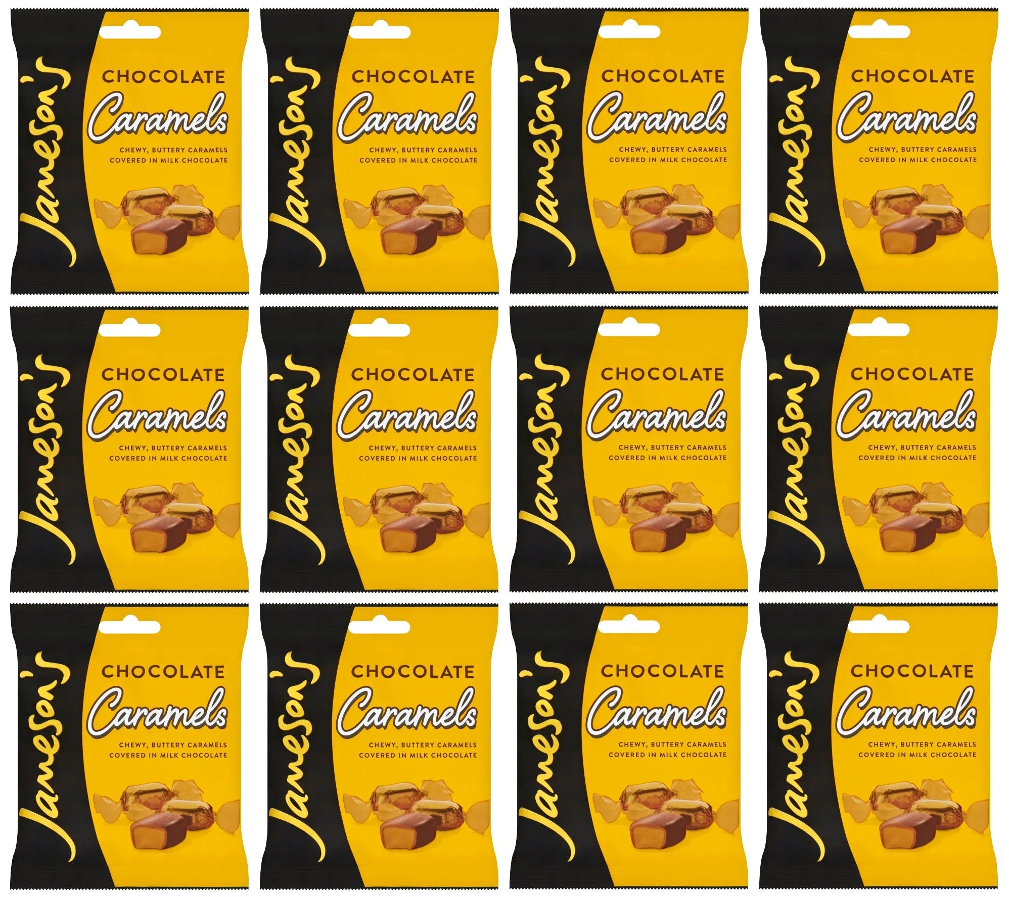 12 x Jamesons Chocolate Caramels Bag - 110GM