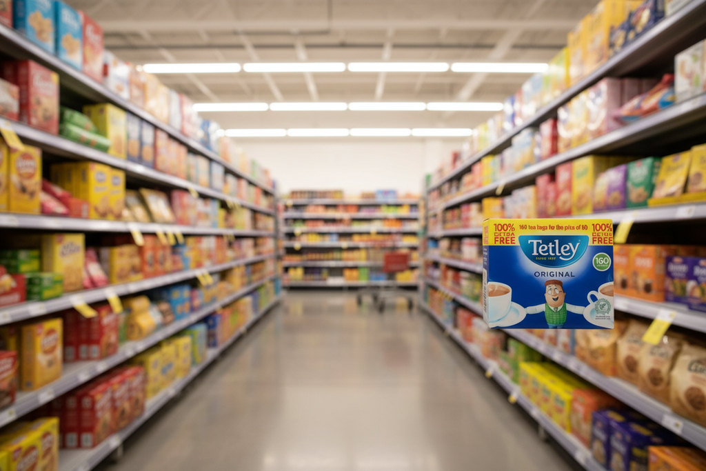 6 x Tetley Teabags 80+80 Free 160's  - 160