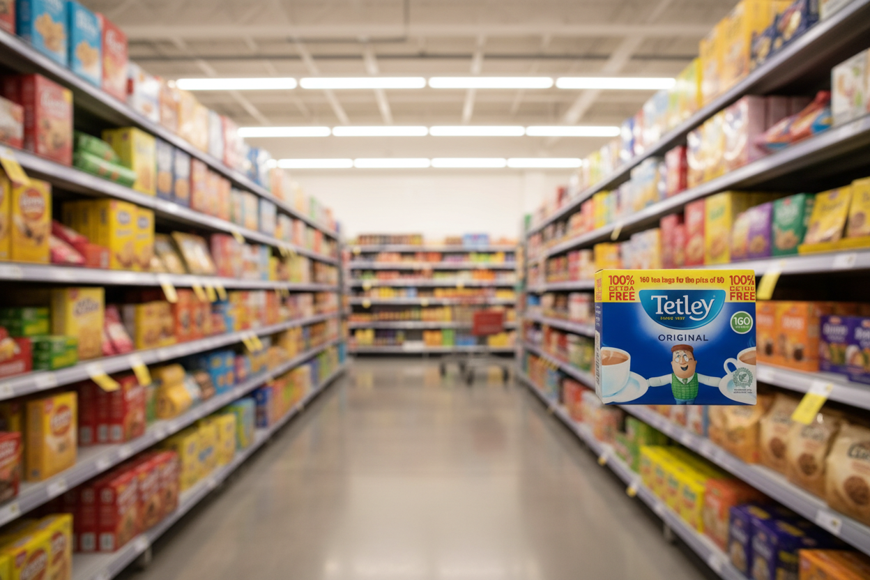 6 x Tetley Teabags 80+80 Free 160's  - 160