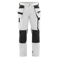 Blaklader 1079 4-Way Stretch Painters Work Trousers White/Dark Grey / 34" Waist, Regular Leg