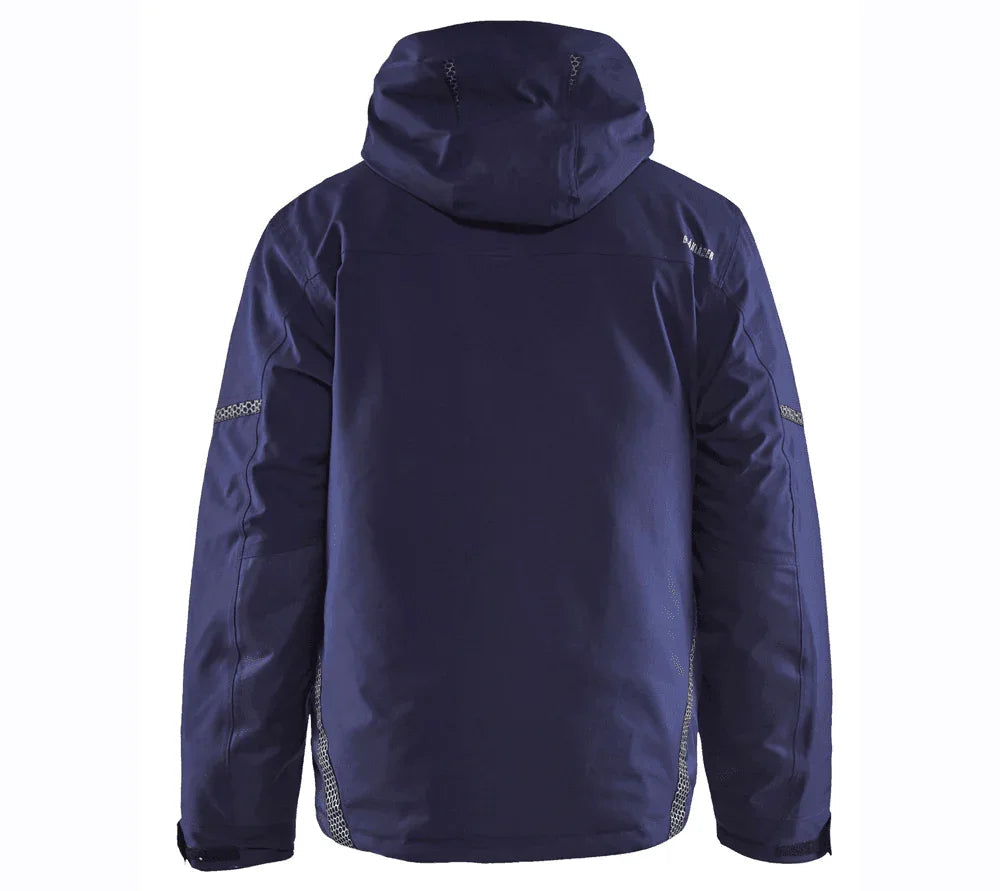 Blaklader 4881 Waterproof and Windproof Winter Jacket Hooded Navy Blue Medium